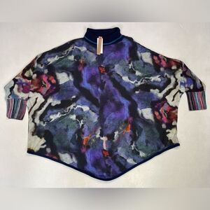 Anthropologie Kavita Poncho Sweater Women Size XS Small Multicolor NWT